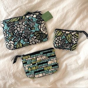 Vera Bradley Cosmetic Trio